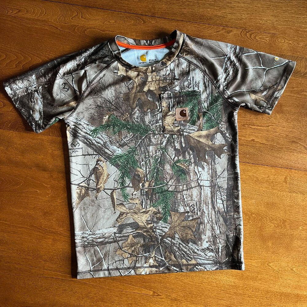 Carhartt Force camo pocket tee M 10/12